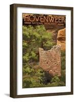 Hovenweep National Monument, Colorado - Square Tower-Lantern Press-Framed Art Print