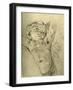'Hovering Cupid', mid 18th century, (1928)-Giovanni Battista Tiepolo-Framed Giclee Print