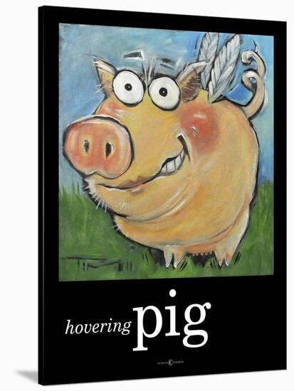 Hovering Pig-Tim Nyberg-Stretched Canvas