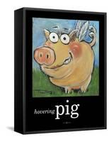 Hovering Pig-Tim Nyberg-Framed Stretched Canvas