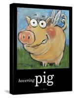 Hovering Pig-Tim Nyberg-Stretched Canvas