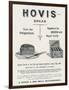 Hovis Bread - Advertised as a Cure for Indigestion, as Supplied to the Royal Family!-null-Framed Art Print