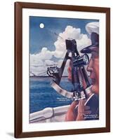 'How A Ship's Captain Uses The Sextant', 1935-Unknown-Framed Giclee Print