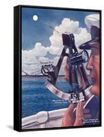 'How A Ship's Captain Uses The Sextant', 1935-Unknown-Framed Stretched Canvas