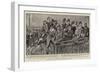 How are the Elections Going? Passers-By Looking at the Daily Graphic Ladder-Alexander Stuart Boyd-Framed Giclee Print