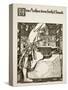 How Arthur drew forth ye sword, illustration from 'The Story of King Arthur and his Knights', 1903-Howard Pyle-Stretched Canvas