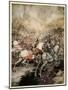 How Arthur Drew His Sword, Excalibur, for the First Time-Arthur Rackham-Mounted Giclee Print