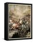 How Arthur Drew His Sword, Excalibur, for the First Time-Arthur Rackham-Framed Stretched Canvas