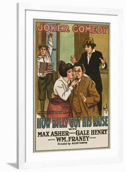 How Billy Got His Raise-Joker Comedy-Framed Art Print