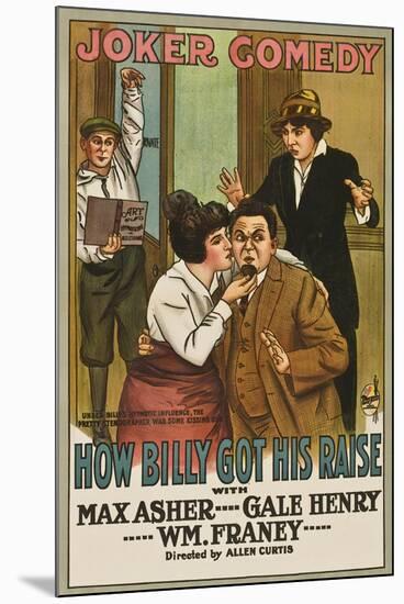 How Billy Got His Raise-Joker Comedy-Mounted Art Print