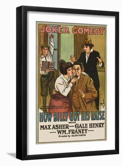 How Billy Got His Raise-Joker Comedy-Framed Art Print