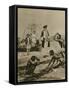 How Captain Cook Was Welcomed in Tasmania-Richard Caton Woodville II-Framed Stretched Canvas