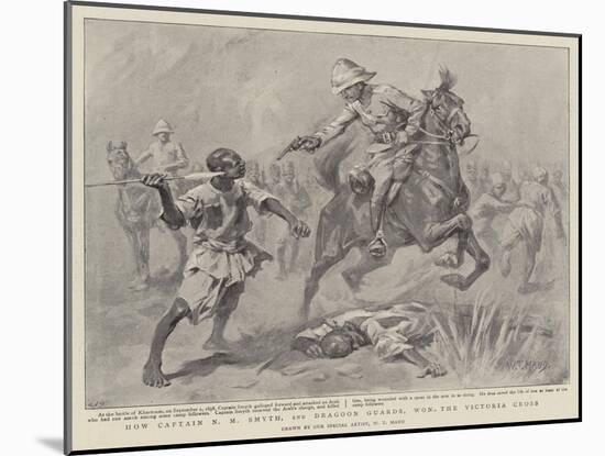 How Captain N M Smyth, 2nd Dragoon Guards, Won the Victoria Cross-William T. Maud-Mounted Giclee Print