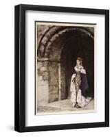 How Dame Lionesse Came Forth Arrayed Like a Princess-Arthur Rackham-Framed Giclee Print