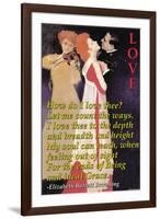 How Do I Love Thee?-null-Framed Art Print