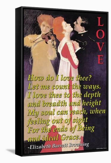 How Do I Love Thee?-null-Framed Stretched Canvas