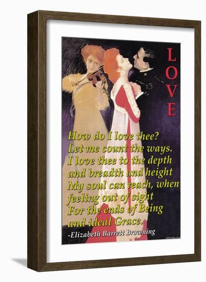 How Do I Love Thee?-null-Framed Art Print