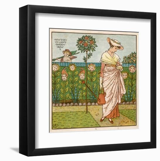 How Does My Lady's Garden Grow?-null-Framed Art Print