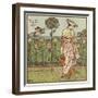 How Does My Lady's Garden Grow?-Walter Crane-Framed Giclee Print