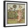 How Does My Lady's Garden Grow?-Walter Crane-Framed Giclee Print