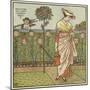 How Does My Lady's Garden Grow?-Walter Crane-Mounted Giclee Print