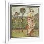 How Does My Lady's Garden Grow?-Walter Crane-Framed Giclee Print