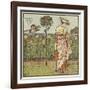 How Does My Lady's Garden Grow?-Walter Crane-Framed Giclee Print