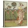 How Does My Lady's Garden Grow?-Walter Crane-Stretched Canvas