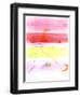 How far can I go, 2020, (monoprint on paper)-Angie Kenber-Framed Giclee Print