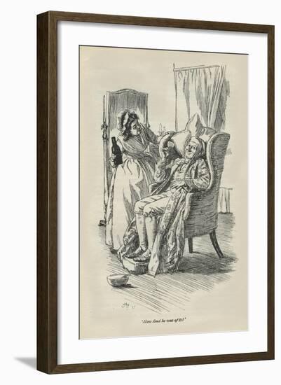 How fond he was of it, 1896-Hugh Thomson-Framed Giclee Print