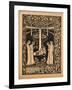 How Four Queens Found Lancelot Sleeping-Aubrey Beardsley-Framed Giclee Print