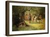 How Four Queens Found Sir Lancelot Sleeping, 1908-William Frank Calderon-Framed Giclee Print