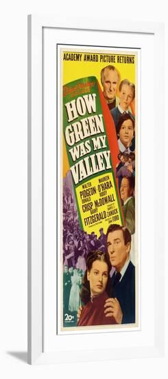 "How Green Was My Valley" 1941, Directed by John Ford-null-Framed Giclee Print