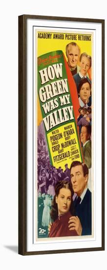 "How Green Was My Valley" 1941, Directed by John Ford-null-Framed Giclee Print