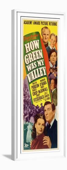 "How Green Was My Valley" 1941, Directed by John Ford-null-Framed Giclee Print