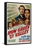 How Green Was My Valley, 1941-null-Framed Stretched Canvas