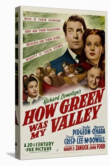 How Green Was My Valley, 1941-null-Stretched Canvas