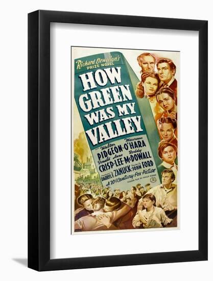 How Green Was My Valley, 1941-null-Framed Photo