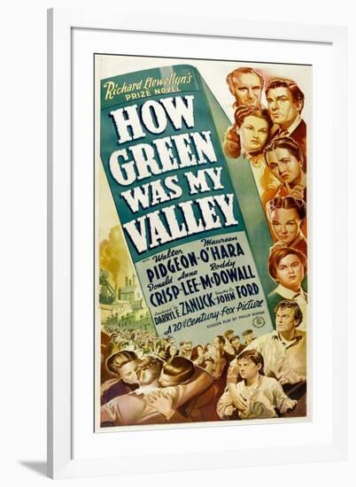 How Green Was My Valley, 1941-null-Framed Photo