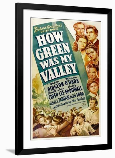 How Green Was My Valley, 1941-null-Framed Photo