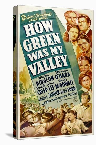 How Green Was My Valley, 1941-null-Stretched Canvas