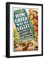 How Green Was My Valley, 1941-null-Framed Photo