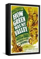 How Green Was My Valley, 1941-null-Framed Stretched Canvas