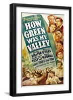 How Green Was My Valley-null-Framed Art Print