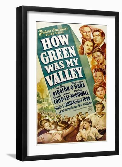 How Green Was My Valley-null-Framed Art Print