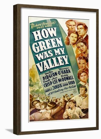 How Green Was My Valley-null-Framed Art Print