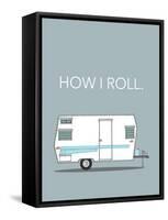 How I Roll-Annie Bailey Art-Framed Stretched Canvas