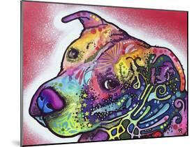 How I See It, Dogs, Pets, Animals, Pink, White, Colorful, Waiting, Pop Art-Russo Dean-Mounted Giclee Print