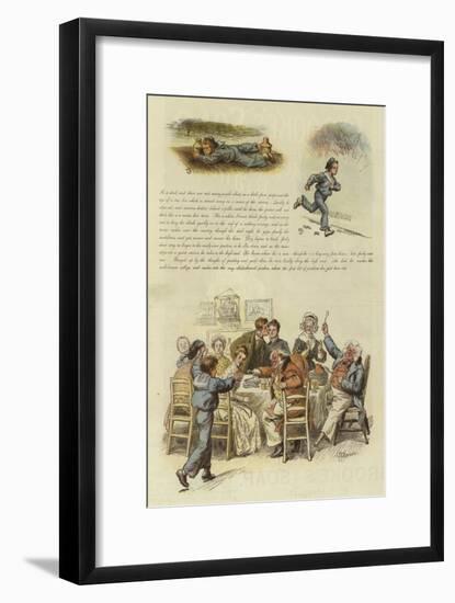 How Jacky Marlinspike Returned Home in Time for Christmas Pudding-null-Framed Giclee Print