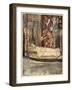 How King Arthur and Queen Guenever Went to See the Barge That Bore the Corpse of Elaine the Fair-Arthur Rackham-Framed Giclee Print